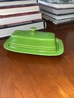 Fiesta Shamrock Green Ceramic Butter Dish Fiestaware