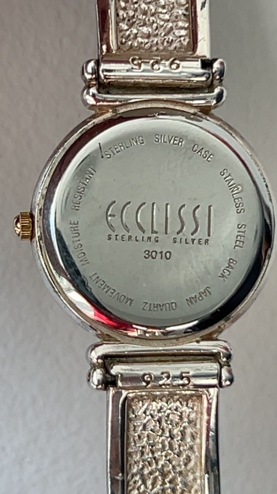 ECCLESSI SOLID STERLING SILVER  QUARTZ BANGLE QUA… - image 2