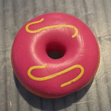 Pink and orange doughnut squishy