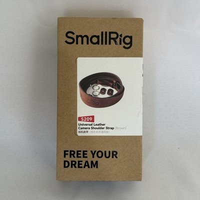 SmallRig Universal Leather Camera Shoulder Strap (Brown) for DSLR Max Load 10kg