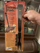 TruCook Thermo Fork Instant Read Meat Thermometer BBQ Temperature Checker NEW