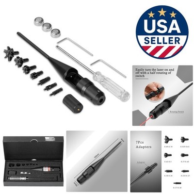 Hunting Laser Bore Sighter Kit - Easy Setup & Portable for On-the-Go Precision