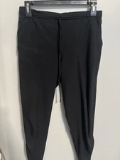 Albion Fit Jetsetters Jogger Pants Women’s Size XS Medium Black Ankle Zip