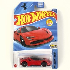 Hot Wheels Ferrari SF90 Stradale 191/250 Factory Fresh 5/5 Mainline 2025