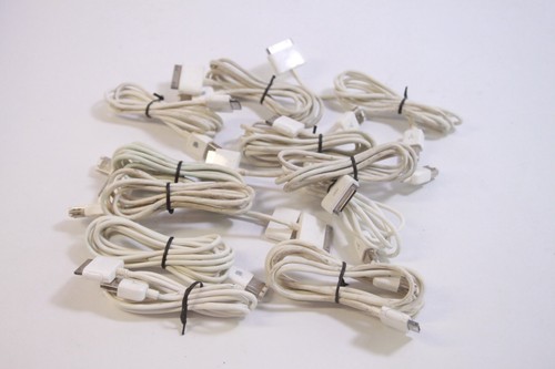 Lot of 11 Apple Firewire 400 To 30 Pin Cable 1394 READ