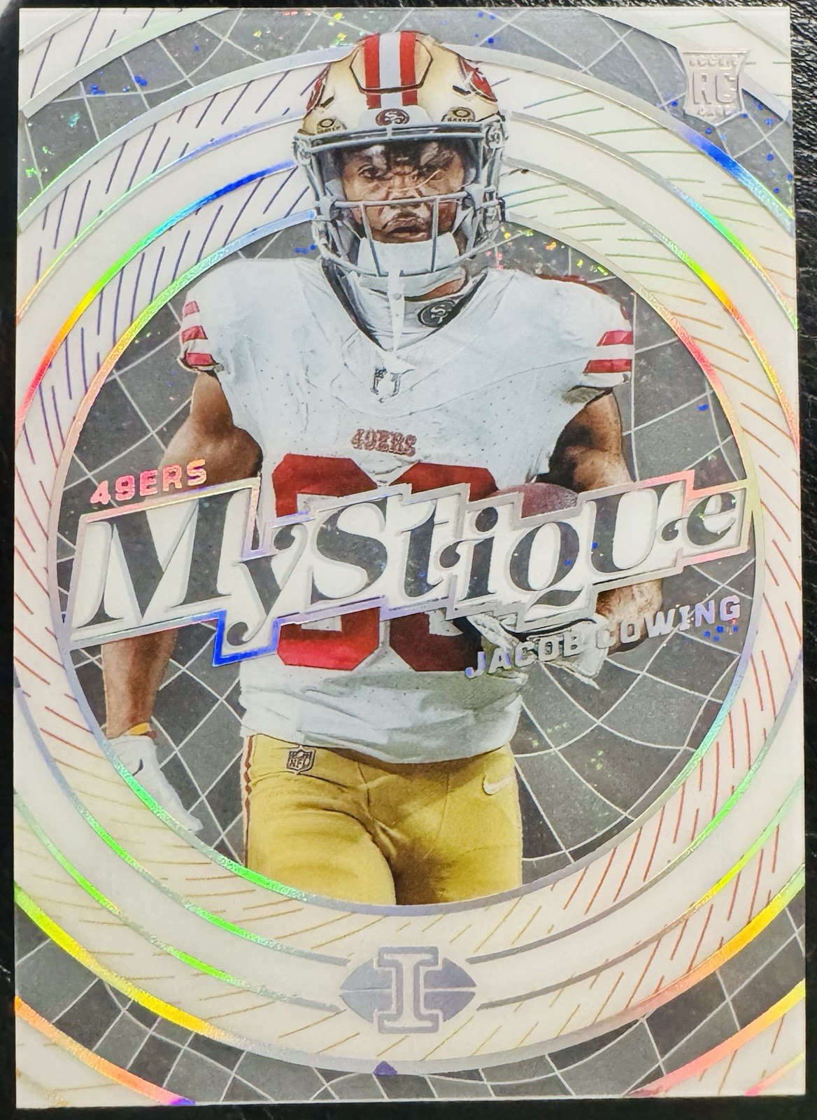 Jacob Cowing 2024 Illusions Mystique Stardust #39 Arizona 49ers RC Rookie