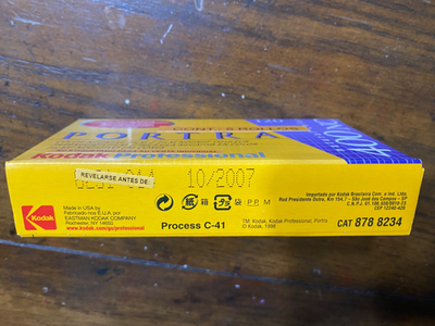 1x box 5x roll 120 Kodak Portra 400NC color negative film expired