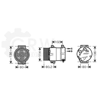 Kompressor Klimaanlage Klimakompressor für Renault Espace IV JK0/1_