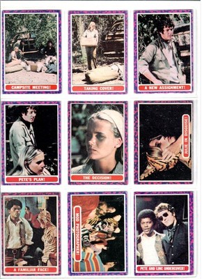 1968 topps  mod squad  Complete 1 - 55