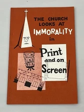 1950s The Church Looks at Immortality in Print and on Screen Pamphlet Lutheran