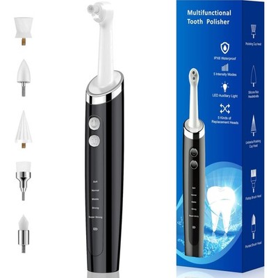 Tooth Polisher Rechargeable Electric Denture Cleaner Whitening Polishing