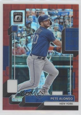 2022 Panini Donruss Optic Red Pandora Prizm 65/99 Pete Alonso #198 0m4q