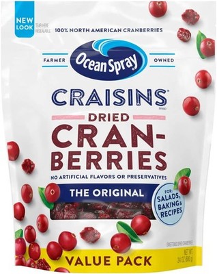 Craisins Original Dried Cranberries, 24 Ounce Value Pa