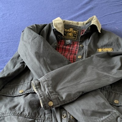 Element Wolfeboro Collection Men's Size L Jacket Black Button Zip Closure