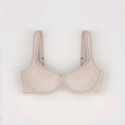    DORINA 1032 Lindsay-GEO Formbügel-BH 2lagig BEIGE breite Träger Spitze BRA