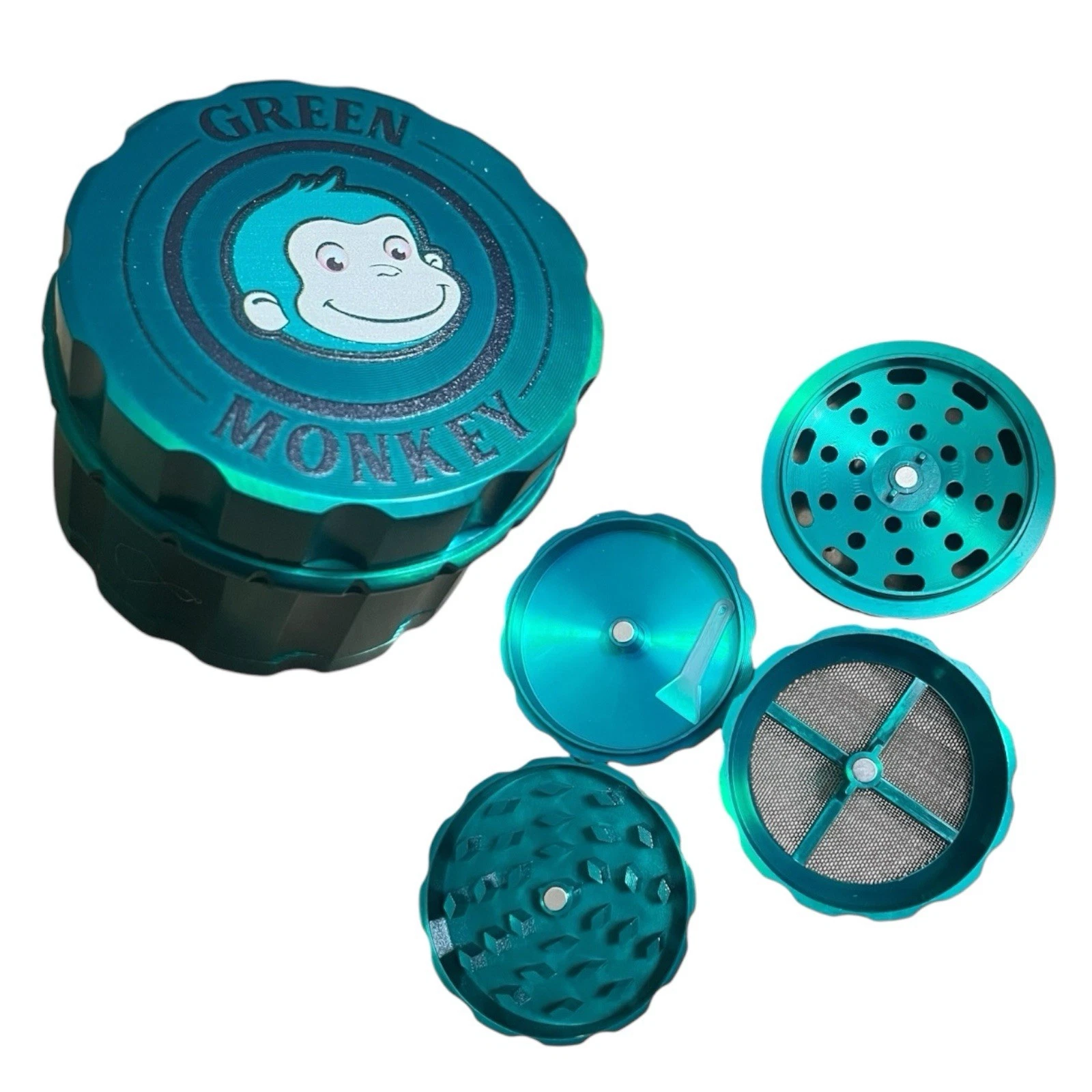 63mm Magnetic 4-Piece Zinc Grinder for Herbs, Spices & Seasonings
Opens in a new window or tab