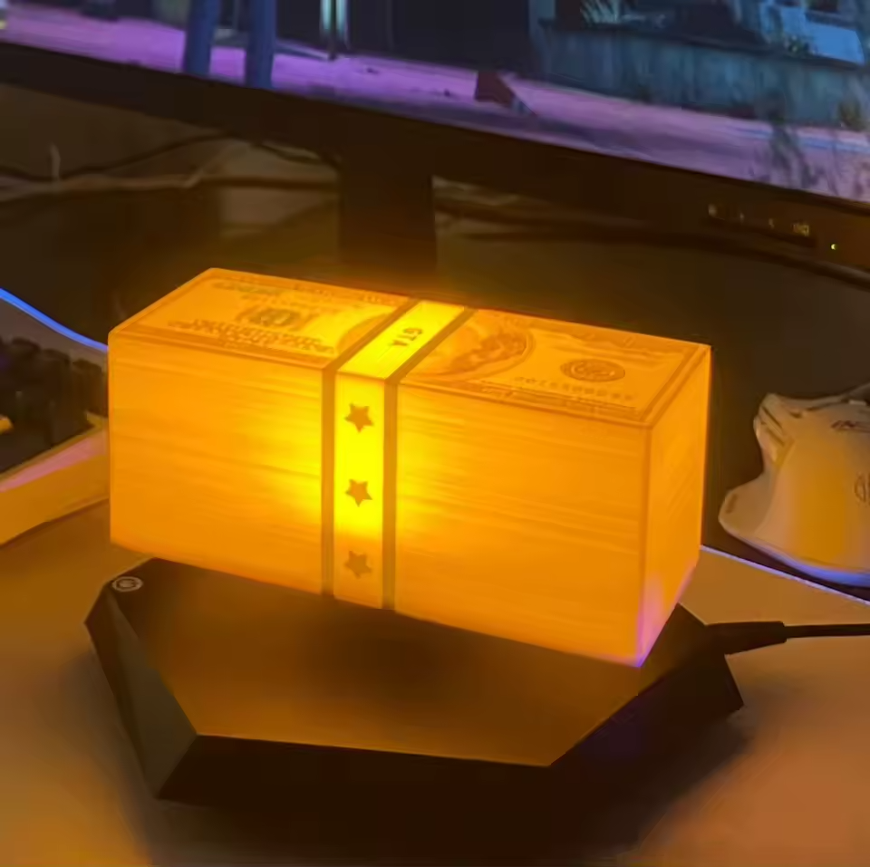 GTA グランドセフト　ドル札空中ランプ Magnetic Levitating Dollar LED Night Light GTA Money Floating