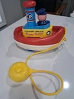 Vintage 1967~ Fisher- Price Tuggy Tooter Boat~ WORKS! USA ~ EUC !