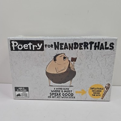 Poetry For Neanderthals Word Game by Exploding Kittens Brand New Sealed