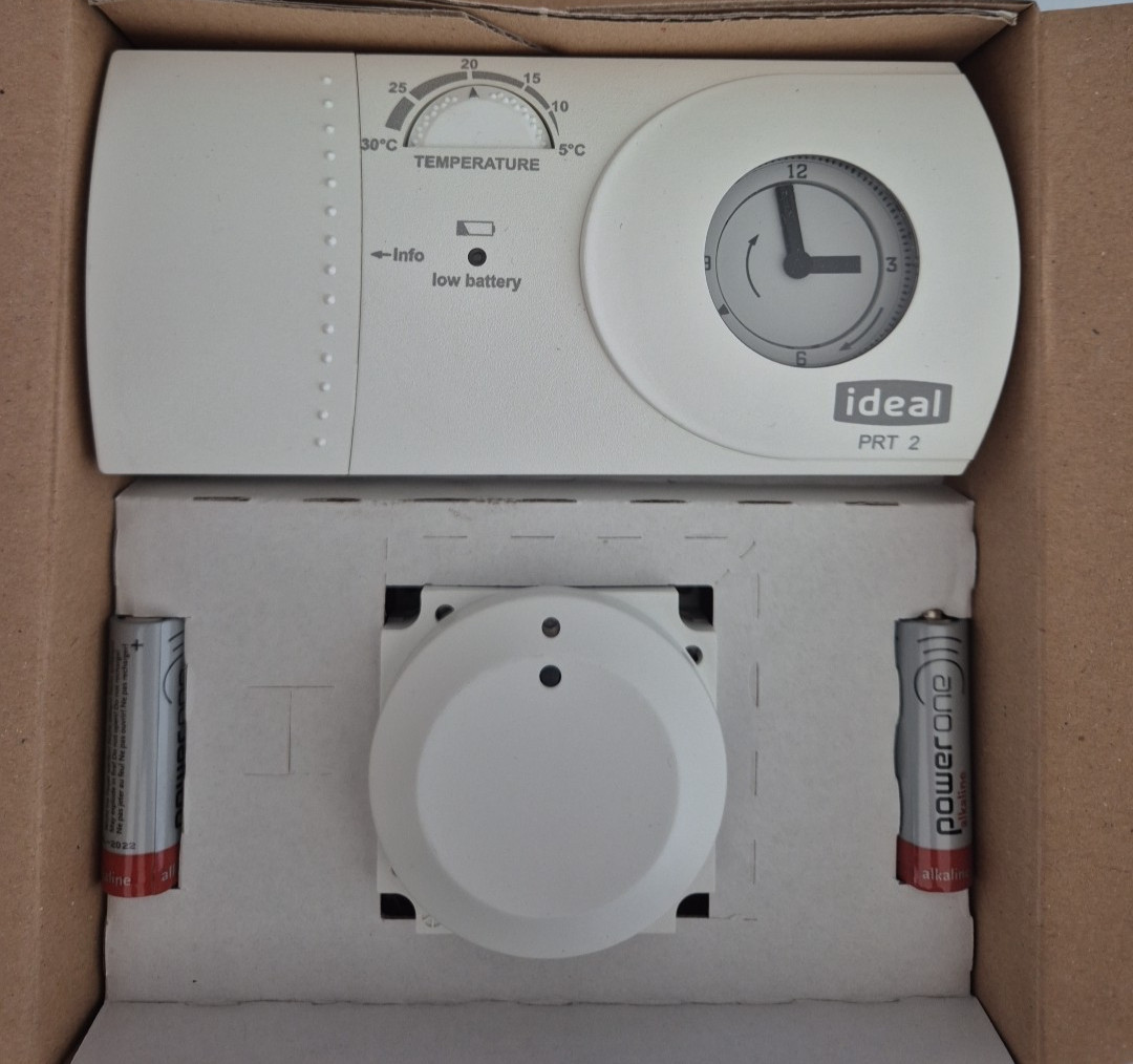 IDEAL BOILERS RF MECHANICAL PROGRAMMABLE ROOM THERMOSTAT KIT 207675 - PRT2