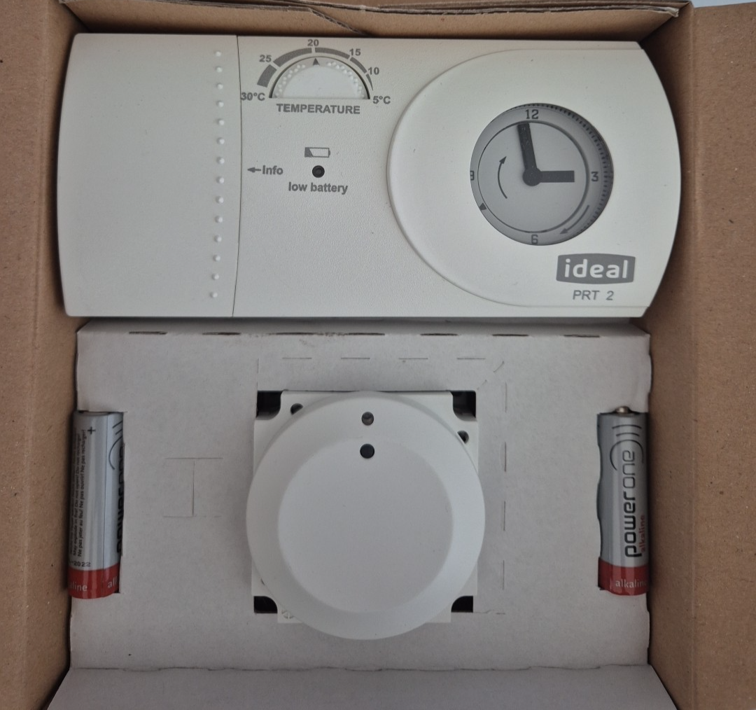 IDEAL BOILERS RF MECHANICAL PROGRAMMABLE ROOM THERMOSTAT KIT 207675 - PRT2