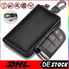 Keyless Go Schutz Autoschlüssel RFID Signal Blocker Box für Autoschlüssel+Haken