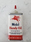 Vintage Mobil Handy Oil Can 4 Ounce Pegasus Advertising Great For Display, Full — photo 1