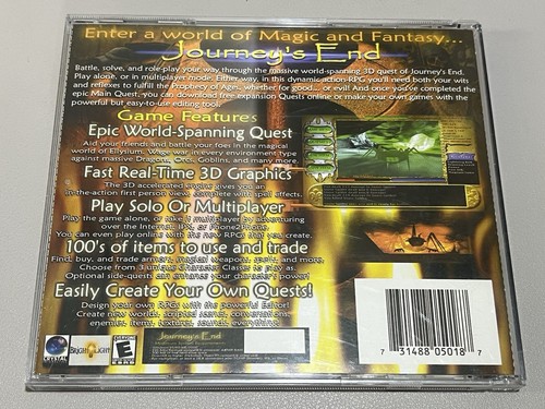 Journeys End Realms of High Adventure PC Game 2001 Crystal RPG Series RARE HTF - Picture 2 of 8
