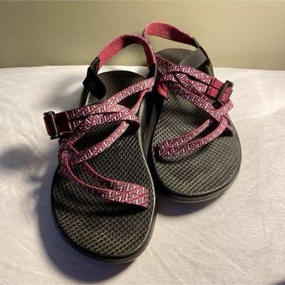 Chaco Women's Strappy Sandals Black Pink Purple Adjustable Buckle 