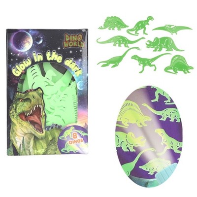 DEPESCHE - DINO WORLD GLOW IN THE DARK DINOS 8 STÜCK NEU OVP