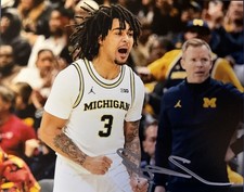 ELLIOT CADEAU SIGNED 8x10 PHOTO MICHIGAN WOLVERINES BASKETBALL AUTOGRAPH COA