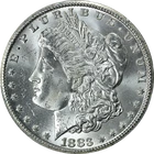 1883-CC Morgan Silver Dollar PCGS MS64 Blast White Great Eye Appeal