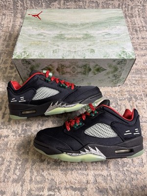 Größe 3,5 - Nike Air Jordan 5 Retro Low x CLOT 'Jade' DM4640-036