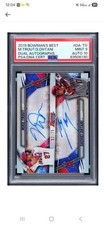 2019 bowman's best dual auto shohei ohtani mike trout /25 psa 9 auto 10