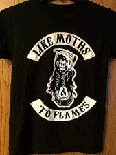 Hot Trend Like Moths To Flames Band Black Shirt Gift For Fan  MI469