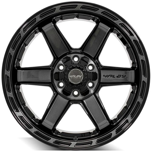 Gloss Black Wheel w/Brushed Face 20x10 for 23 Toyota Sequoia by 4PLAY - RVO4165 - Picture 3 of 3