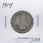 1914 Barber Quarter J107 !!!Free Shipping!!!