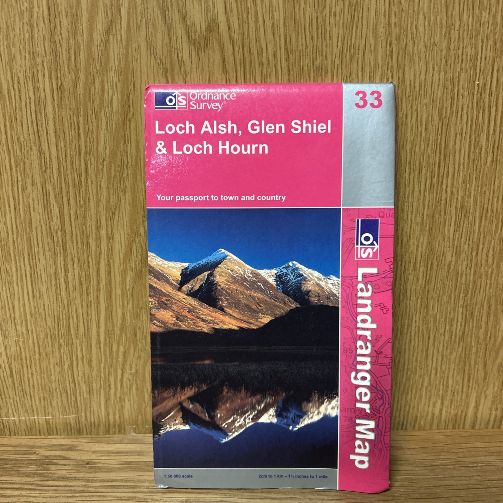 Loch Alsh, Glen Shiel and Loch Hourn by Ordnance Survey Sheet map, folded (11E)