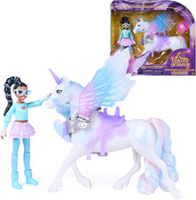 Unicorn Academy Wing Magic Layla Glacier 4.5" Poseable Doll 5" Unicorn New