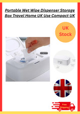 Portable Wet Wipe Dispenser Storage Box Travel Home UK Use Compact UK