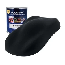 Zolatone Black On Black, Splatter Finish Coating Paint - Quart