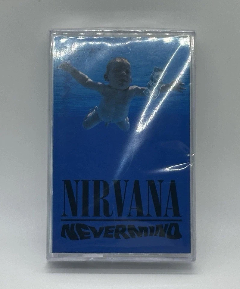 NIRVANA Nevermind 2016 Limited Edition Silver Metallic Cassette SEALED🆕 - Image 2 of 4