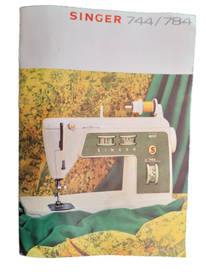 Original Bedienungsanleitung für Singer 744/784 Nähmaschine