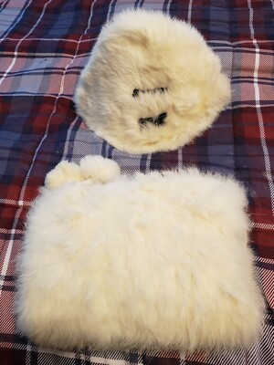 帽子 vintage rabbit fur muffler cap vintage rabbit fur muffler cap