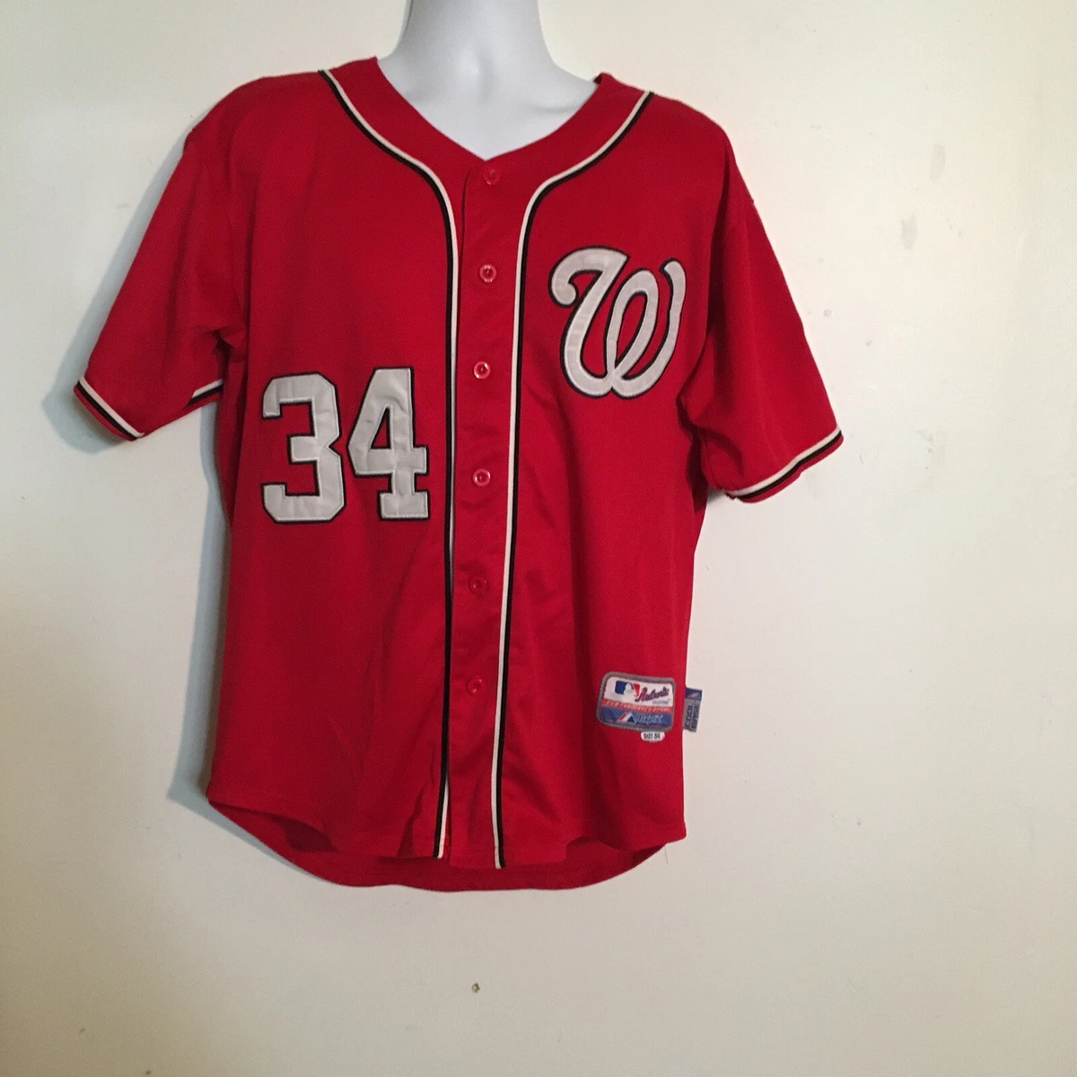 Washington Nationals #34 Bryce Harper Jersey Size 50