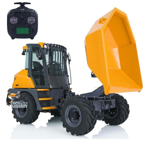 LESU 4X4 RC 1/14 Hydraulic Painted Assembled Articulated Dump Truck Tipper 6MDX - Picture 3 of 24