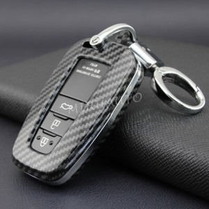 Carbon Fiber Smart Key Fob Cover Case For Toyota Rav4 Camry Chr Highlander Prado Ebay