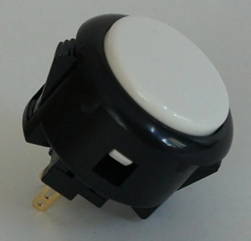 Japón Sanwa Mezcla Botones Negro Blanco x 8 piezas Video Arcade Juego Piezas OBSF-30 Foto 3 de 4