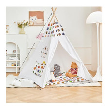 Kids Play Teepee Tent, Childrens Play Teepee Tent in a Owl Pattern