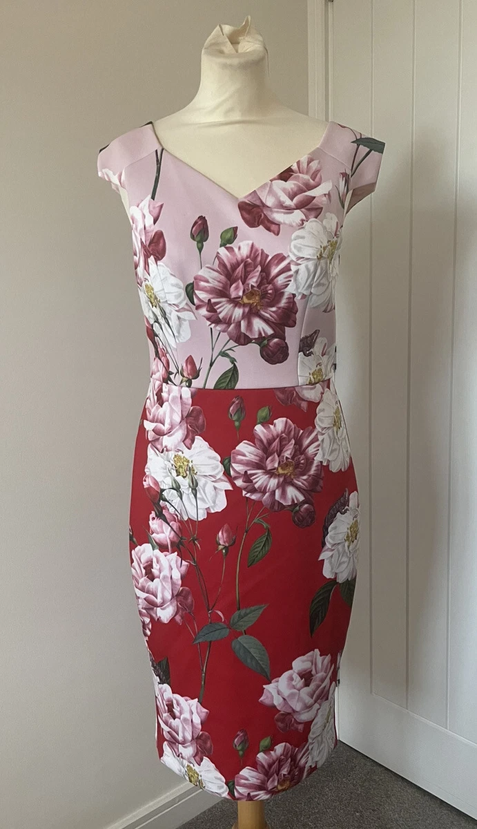 ted baker floral dress ebay
